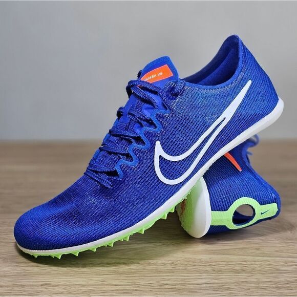 Nike Zoom Mamba V6 Track & Field Spikes Running Shoes Women's 8 Blue White New - Picture 15 of 15